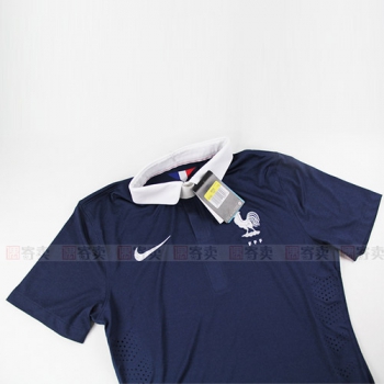 【偶寄卖 SS级 S码】NIKE 2014-15法国国家队主场球员版球衣577924-410