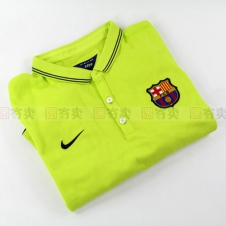 【偶寄卖 SS级 L码】Nike 2014-2015 Barcelona FC Authentic Polo Shirt巴塞罗Polo衫607638-382