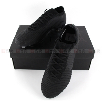【偶寄卖 SS级 EUR43=JP275】Nike Mercurial Ultra Flyknit Vapor FG刺客11顶级款全黑限量足球鞋AH5516-003