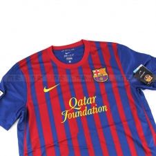 【偶寄卖 SS级 L码】Nike/耐克巴塞罗那2011-12赛季主场球迷版球衣（印号10号梅西、8号伊涅斯塔）419877 486
