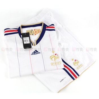 【偶寄卖 S级 L码】法国国家队2010南非世界杯客场队服（一套）P41193