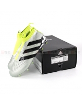 【偶寄卖 SS级 EUR43 1/3=JP275】adidas ACE 16+ Purecontrol FG 阿迪达斯金属银太阳能黄足球鞋AQ6356