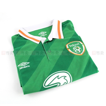 【偶寄卖 SS级 XL码 】Umbro 爱尔兰国家队2016欧洲杯主场球衣