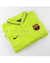 【偶寄卖 SS级 L码】Nike 2014-2015 Barcelona FC Authentic Polo Shirt巴塞罗Polo衫607638-382