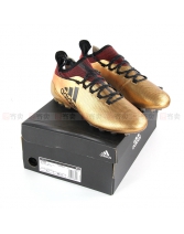 【偶寄卖 SS级 EUR43 1/3=JP275】adidas X 17.1 AG 阿迪达斯人草金色足球鞋 CP9168